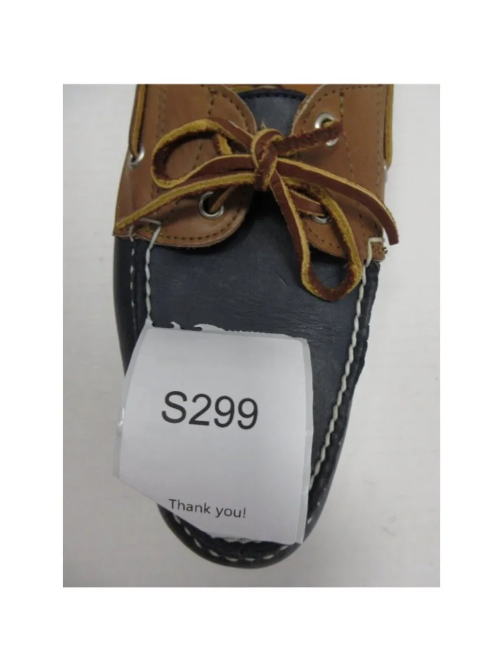 Rancourt & Co Boat Shoes 11 D Navy Leather Moccasin Lace Up USA Made